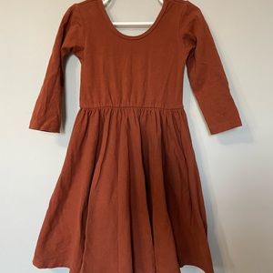 Rust ballet dress